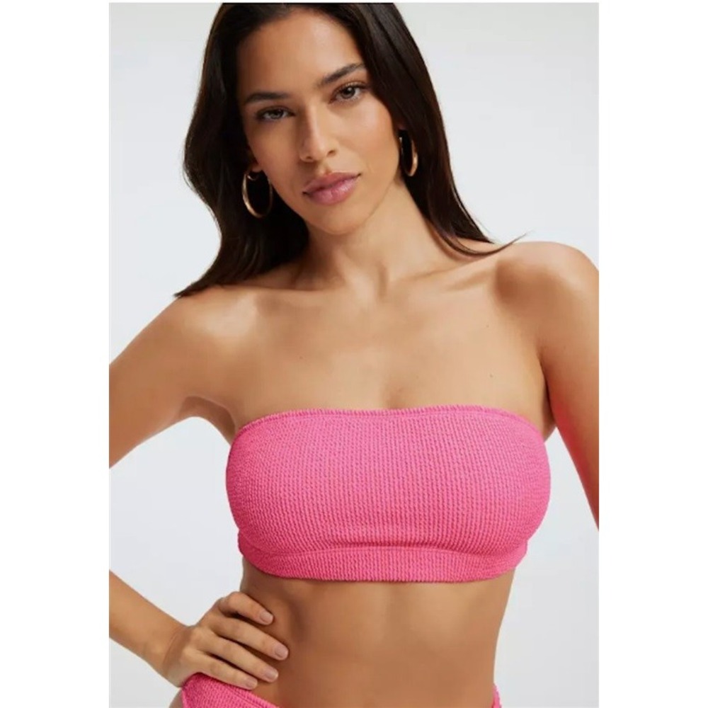 NWT Good American XS Better Bandeau Top Always Fits Swim 123290